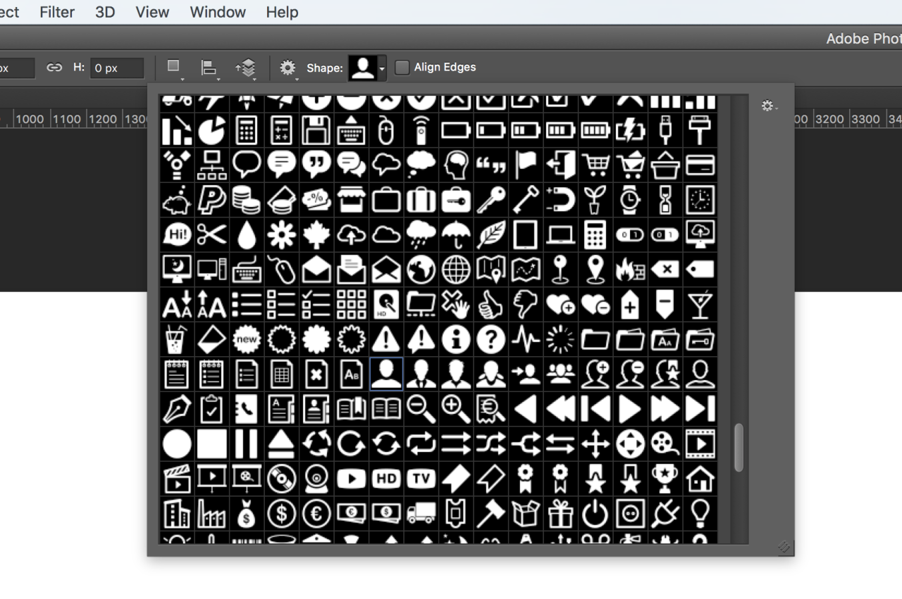 photoshop enlarge icons for mac